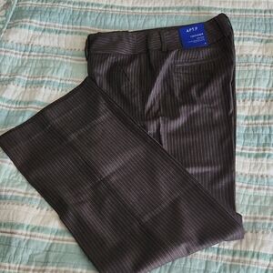 Apt. 9 Charcoal Pinstripe Pants